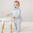 Load image into Gallery viewer, Peter Pan Collar Zipper Footie
