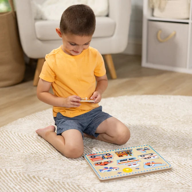 Vehicles 8 Piece Sound Puzzle