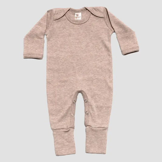 Baby Blank Jumpsuit Mittens & Footies