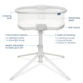 Load image into Gallery viewer, Halo Grey Bassinet Soothing Swivel Sleeper 3.0S
