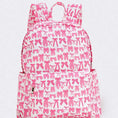 Load image into Gallery viewer, Bow Printed Girls Canvas Backpack

