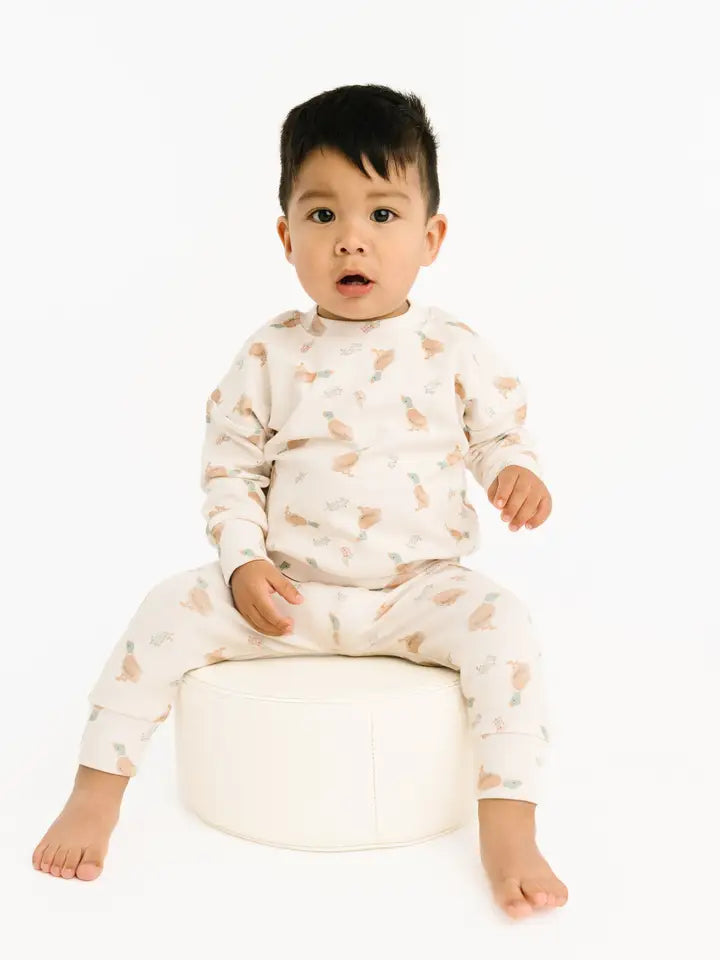Little Mallard Duck Crewneck Set