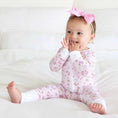 Load image into Gallery viewer, Pink Silly Goose Convertible Zip Romper
