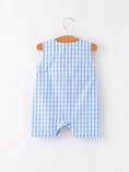 Load image into Gallery viewer, 4th Of July Flag Embroidered Smocking Romper
