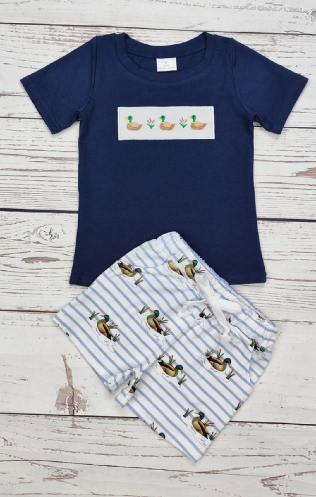 Youth Duck Top & Duck Short Set