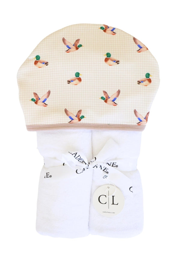Little Mallard Bamboo Hooded Towel