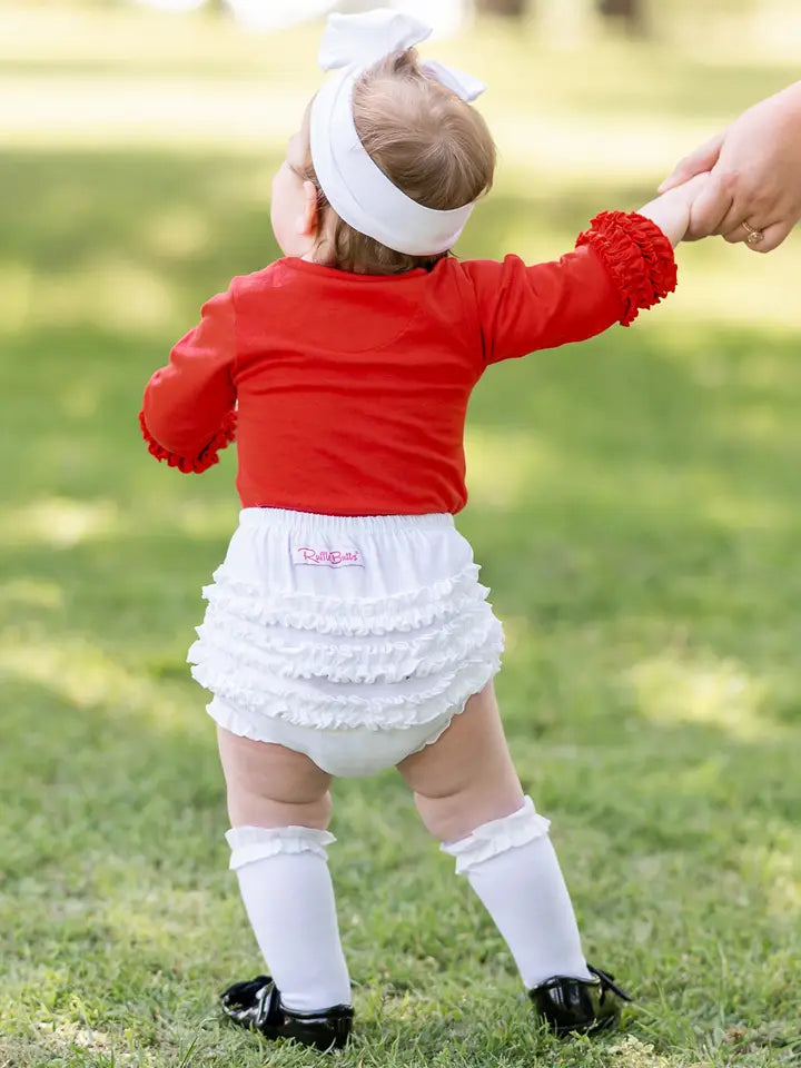 Baby Girls Knit  RuffleButt Bloomer