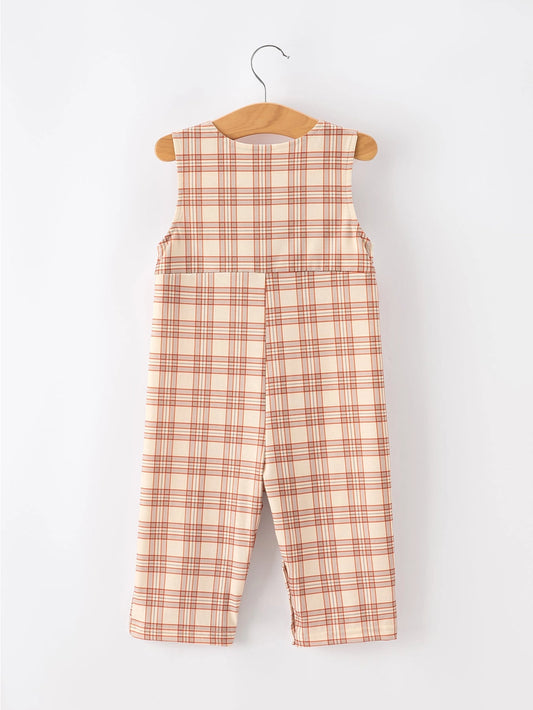 Thanksgiving Turkey Plaid Baby Jonjon