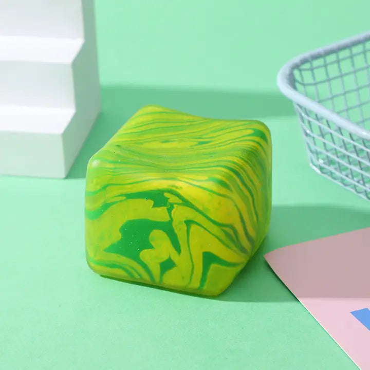 Marble Ice Cube Squishy  Fidget Toy