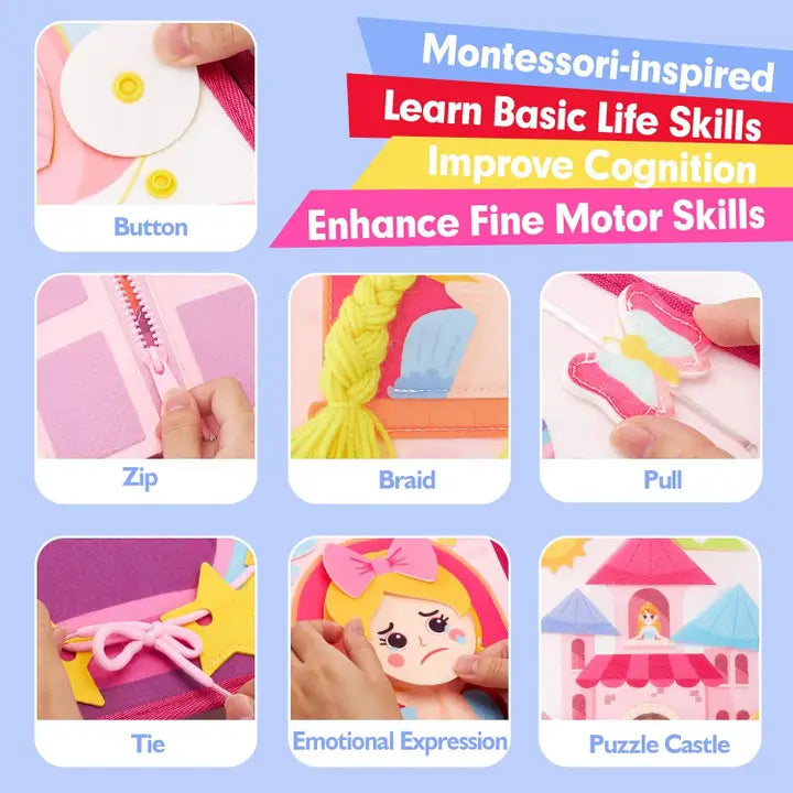 Princess Makeover Felt Busy Book