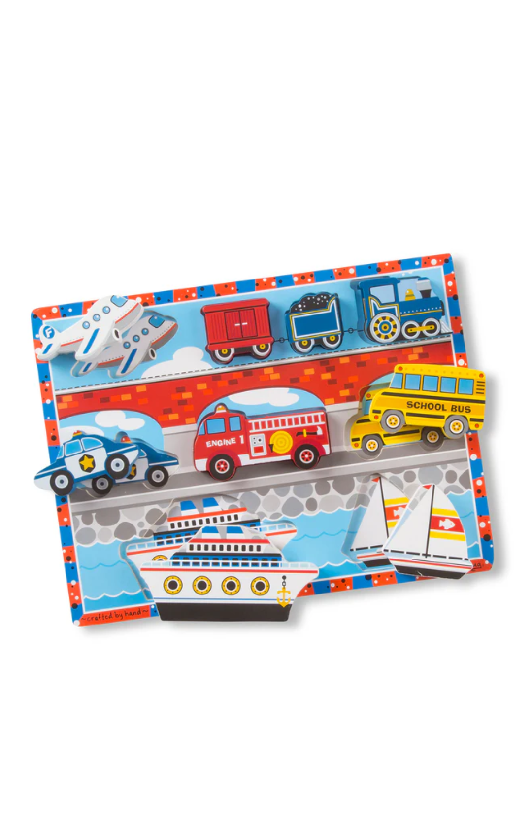 Vehicles Chunky Puzzle By Melissa & Doug