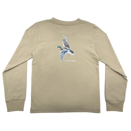 Mallard Boys Taupe Graphic Tee