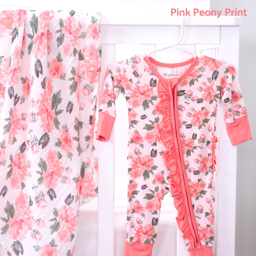 Pretty In Peony Bamboo Convertible Sleeper