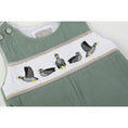 Load image into Gallery viewer, Mallard Smocked Overalls

