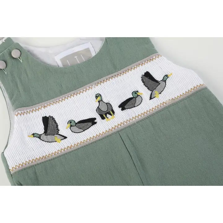 Mallard Smocked Overalls