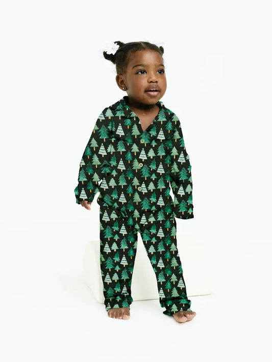 Evergreen Bamboo Button Up Set