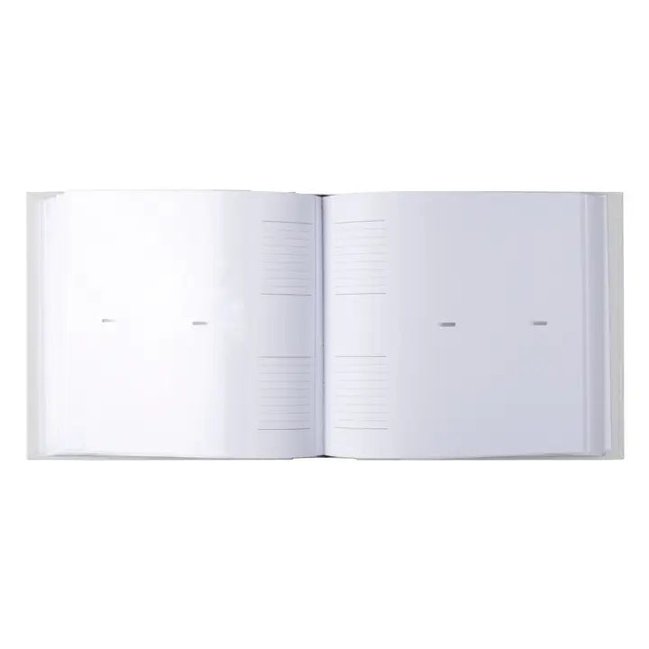 Baby Photo Album Gray Polka Dots