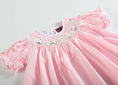 Load image into Gallery viewer, Bunny Smocked Bishop Dress
