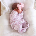 Load image into Gallery viewer, Peter Pan Rosy Gingham Collar Ruffle Zipper Footie
