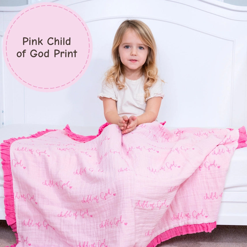 Child Of God Baby Muslin Quilt