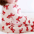 Load image into Gallery viewer, Coquette Christmas Bamboo Waffle Convertible Zip Romper
