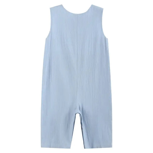 Nativity Smocked Overalls