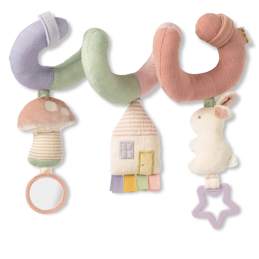 Itzy Bitzy Pastel Spiral Car Seat Activity Toy