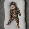 Load image into Gallery viewer, Leopard Bamboo Zip Pajamas

