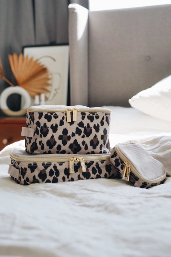 Leopard Pack Like A Boss Packing Cubes