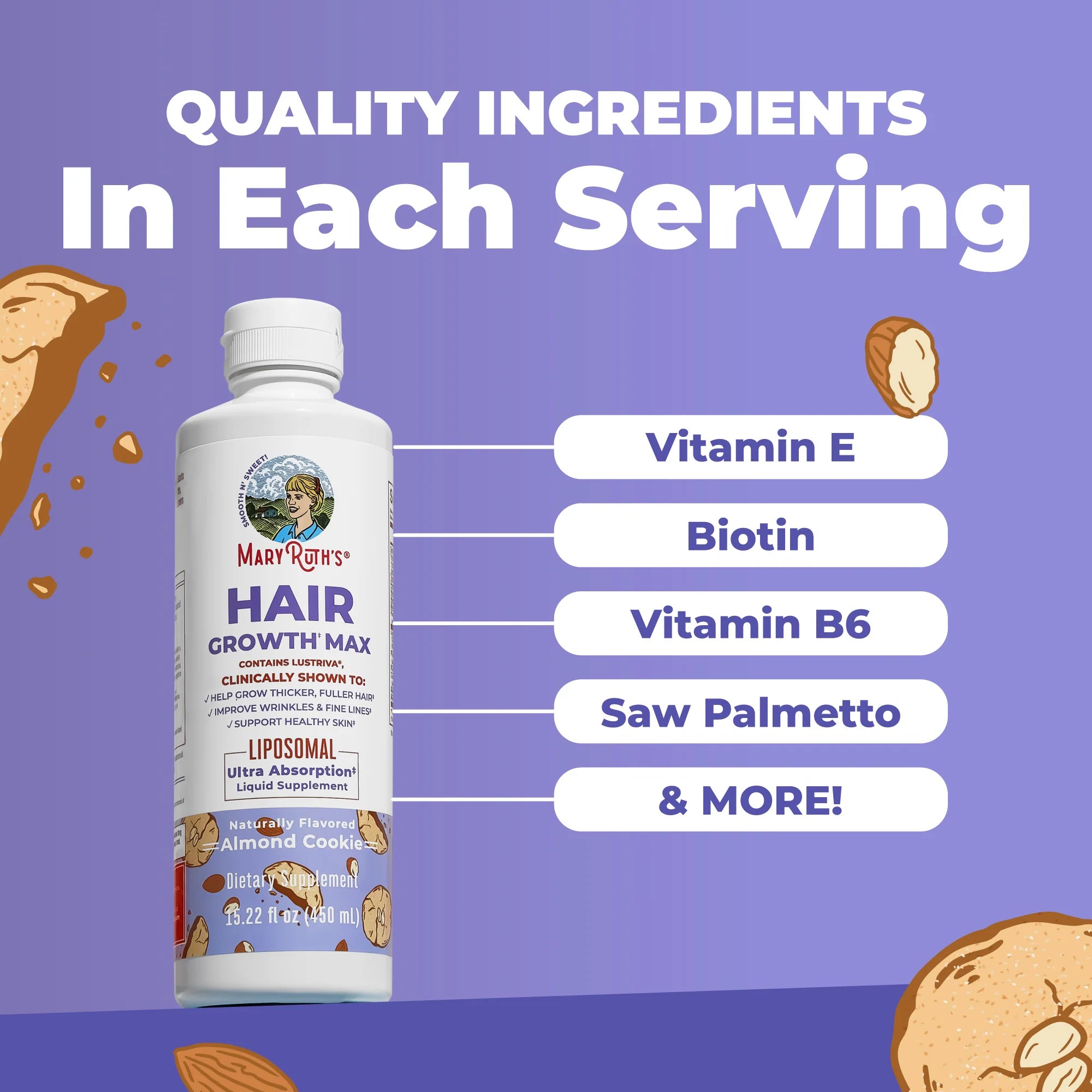 Mary Ruth's Hair Growth Max Liposomal