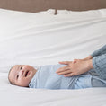 Load image into Gallery viewer, Halo Blue Fog Supersoft Bamboo Sleepdack Swaddle
