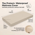 Load image into Gallery viewer, 2-Pk Quin Protect + Waterproof Crib Protector Cover
