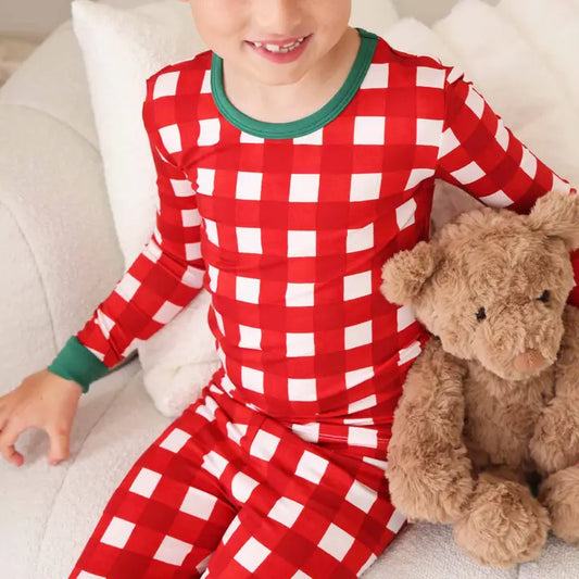 Christmas Bamboo Two Piece Pajama Set