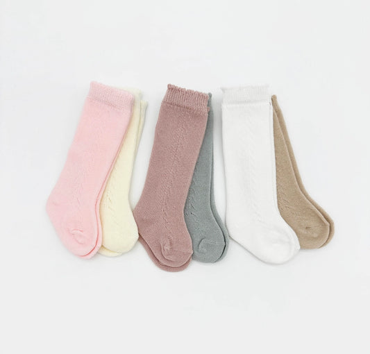 French Lace Socks | Light Ivory