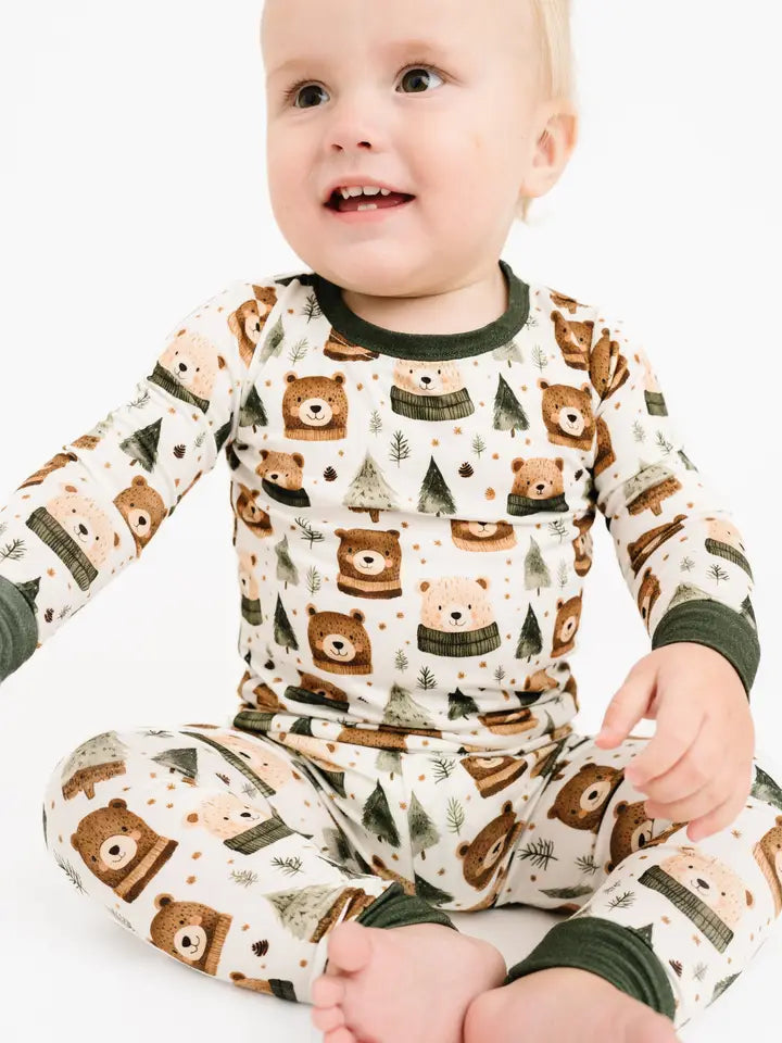 Winter Bears Bamboo Set