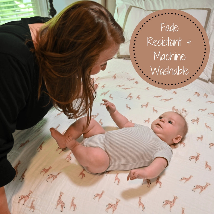 Stand Tall Baby Muslin Swaddle Blanket