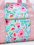 Load image into Gallery viewer, Floral Print Canvas Duffle Bag
