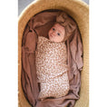 Load image into Gallery viewer, Brown Leopard Swaddle Blanket
