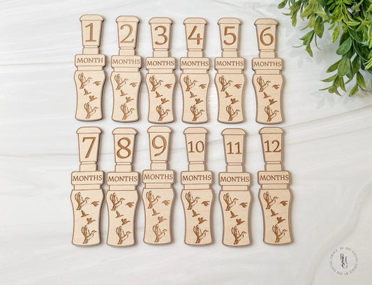 Duck Call Monthly Milestone Markers