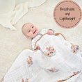 Load image into Gallery viewer, Noah's Ark Baby Muslin Quilt
