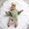 Load image into Gallery viewer, Green Bow Sweater
