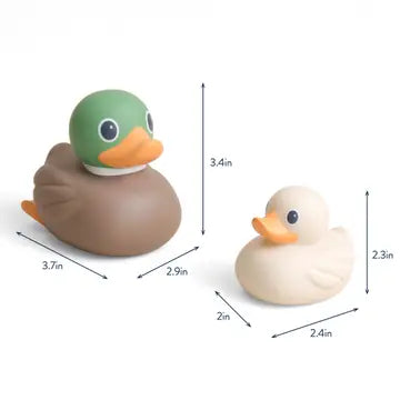 Itzy Ducky Family- Mallard Bath Toy Set