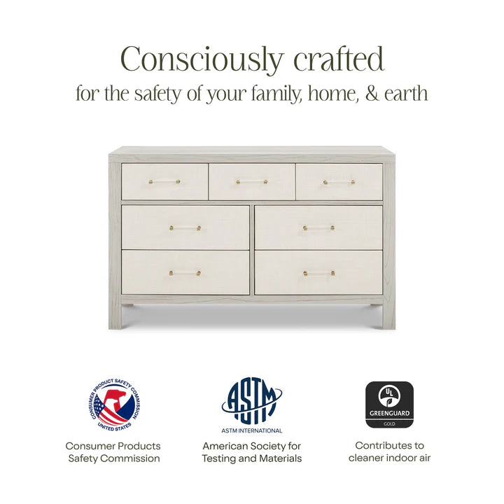 Namesake White Driftwood Eloise 7-Drawer Dresser