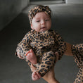 Load image into Gallery viewer, Leopard Bamboo Zip Pajamas
