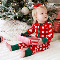 Load image into Gallery viewer, Christmas Bamboo Convertible Zip Romper
