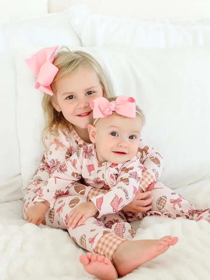 Huddles & Cuddles Pink Two Piece Pajama Set