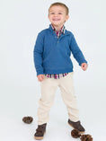 Load image into Gallery viewer, Boys Khaki Stretch Chino Pants
