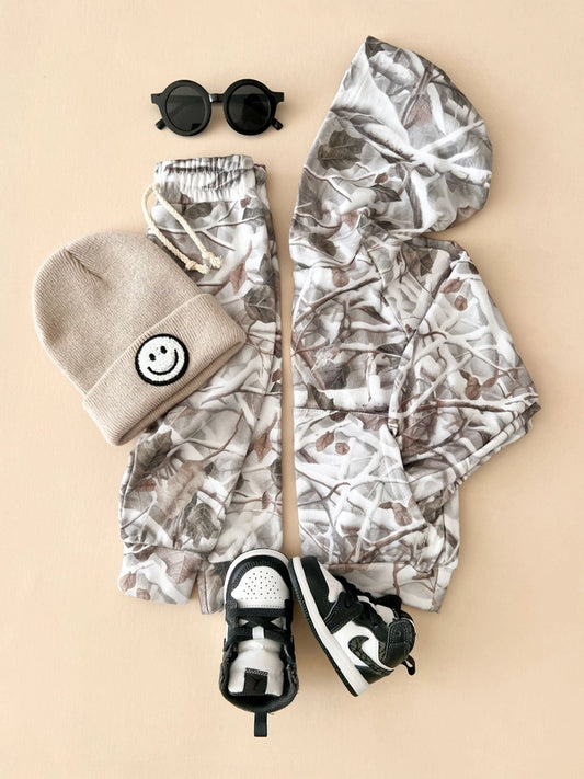 Camo Hoodie Jogger Set