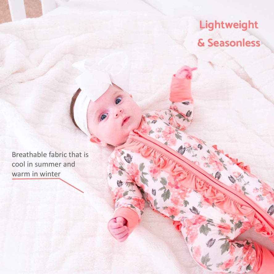 Pretty In Peony Bamboo Convertible Sleeper