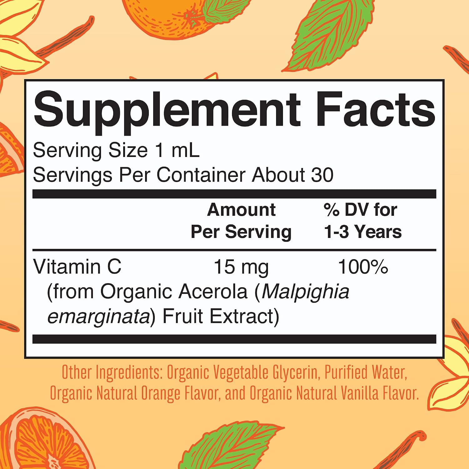 Mary Ruth's Organic Toddler Vitamin C Drops